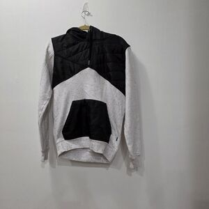 Black and White Men's Hoodie
